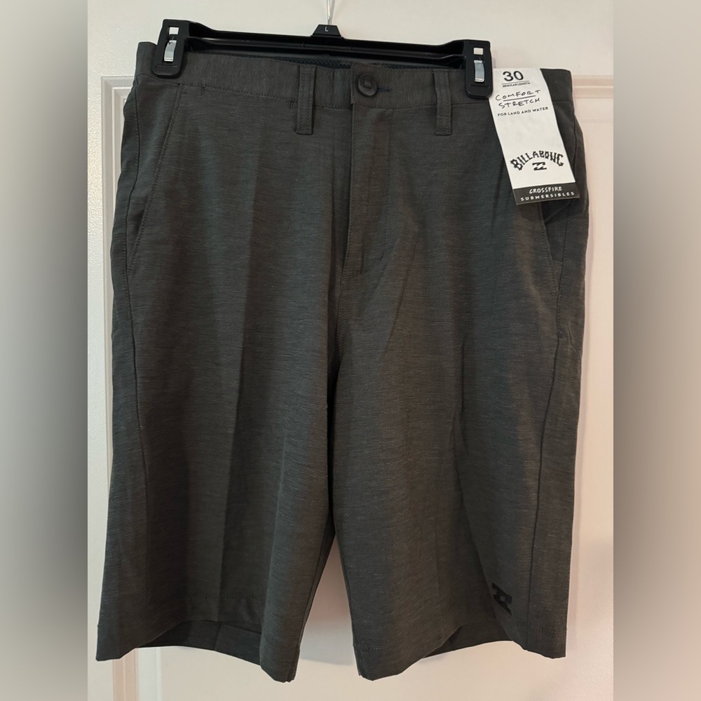 NWT Billabong Men's Charcoal Hybrid Shorts